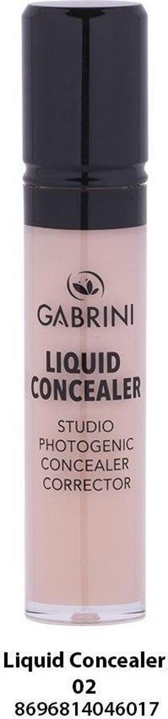 Gabrini Likit Concealer Fırçalı  Kapatıcı 02