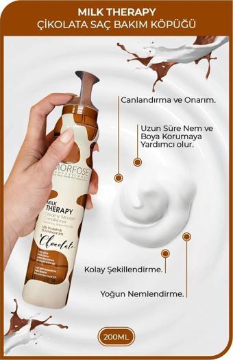 Morfose Milk Therapy Saç Köpüğü Chocolate 200 Ml