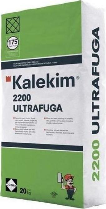 Kalekim 2200 Ultrafuga 20 kg Silikonlu Antrasit Derz Dolgu