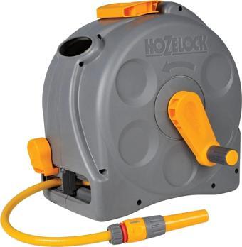 Hozelock 2415H Kompakt 2'Si 1 Arada Makara 25M Hortumlu, Gri/Sarı