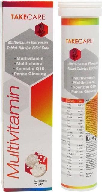 Takecare Multivitamin Multimineral 20 Efervesan Tablet