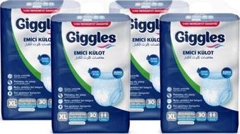 Giggles Emici Külot Extra Large (XL) Hasta Bezi | 120 Adet