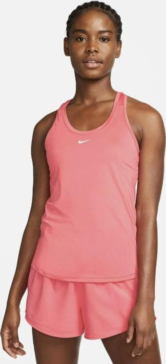 Nike One Dri-Fit Slim Tank Kadın Pembe Slim fit Atlet