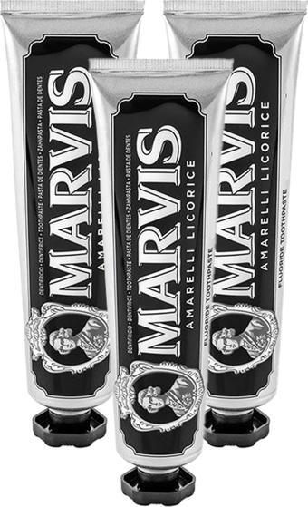 Marvis Amarelli Licorice Diş Macunu 85 ml 3 Adet