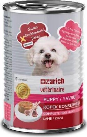 Zurich Veterinaire Pate Kuzulu Yavru Köpek Konservesi 415 gr