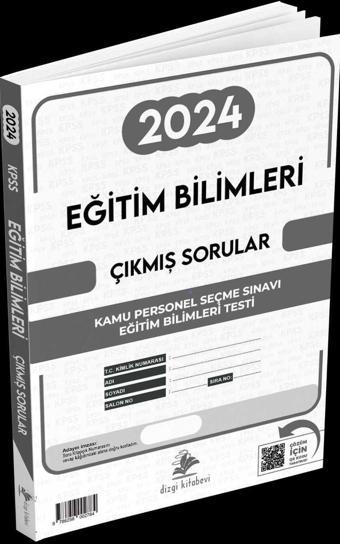 KPSS Eğitim Bilimleri Video Çözümlü 2024 Sınavı Tek Fasikül Orijinal Çıkmış Sorular - Dizgi Kitap Yayınları