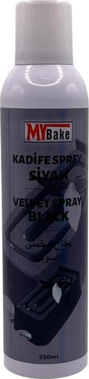 MY BAKE SİYAH KADİFE GIDA BOYASI SPREY 250 ML