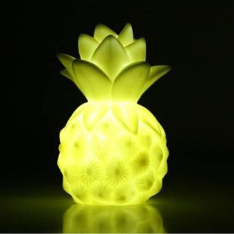        Mobgift 3D Silikon Ananas Gece Lambası 