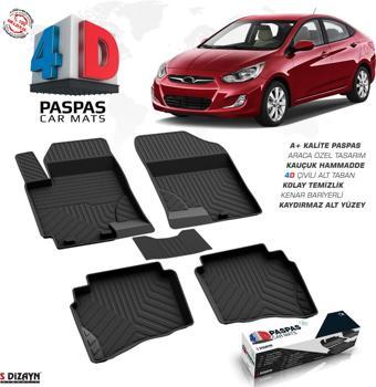 Hyundai Accent Blue 4D Havuzlu Paspas 2010-2017 A+Kalite