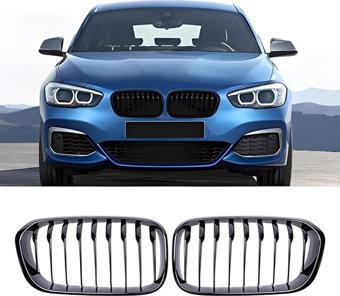 S-Dizayn Bmw 1 Serisi F20/F21 Ön Panjur Böbrek Parlak Siyah Piano Black Düz Model 2015-2019