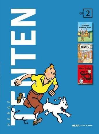 Tenten Cilt 2 - Üç Kitap Bir Arada - Herge  - Alfa Yayıncılık