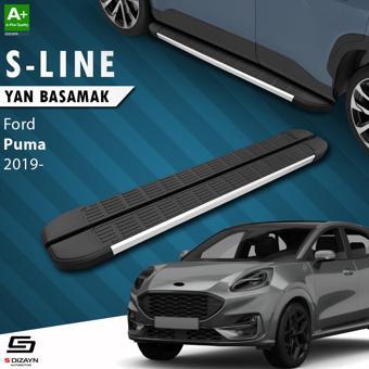 S-Dizayn Ford Puma S-Line Aluminyum Yan Basamak 173 Cm 2019 Üzeri