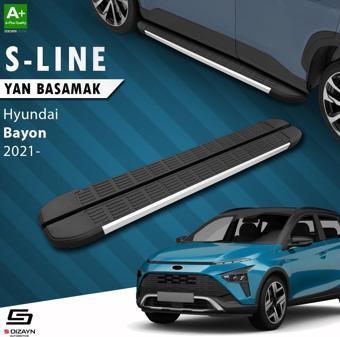 S-Dizayn Hyundai Bayon S-Line Aluminyum Yan Basamak 173 Cm 2021 Üzeri