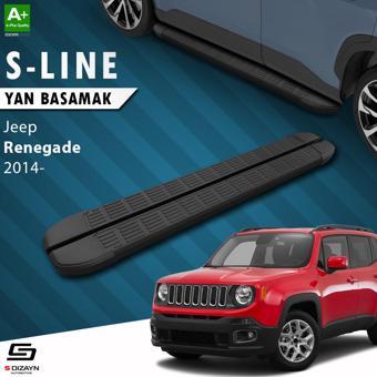 S-Dizayn Jeep Renegade S-Line Siyah Yan Basamak 173 Cm 2014 Üzeri