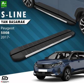 S-Dizayn Peugeot 5008 2 S-Line Krom Yan Basamak 203 Cm 2017 Üzeri