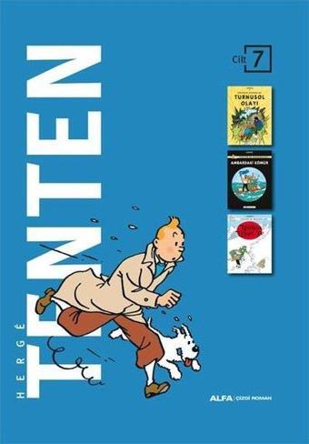 Tenten Cilt 7 - Üç Kitap Bir Arada - Kutulu - Herge  - Alfa Yayıncılık