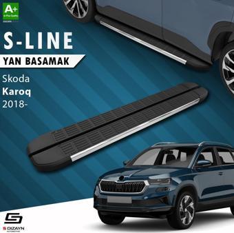 S-Dizayn Skoda Karoq S-Line Krom Yan Basamak 173 Cm 2018 Üzeri