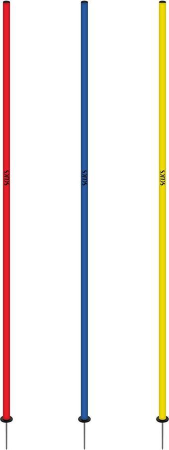 Scucs 1167 Çivili Slalom Çubuğu 160 cm 3lü