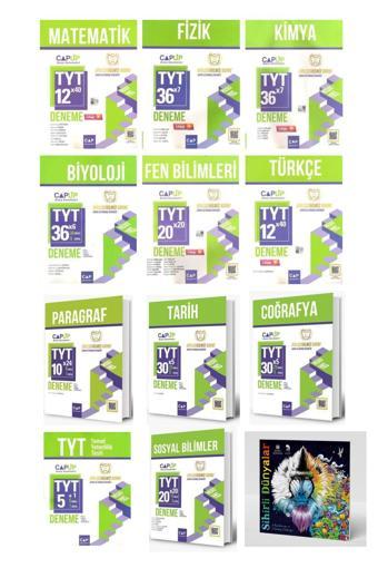 Çap Yayınları 2025 Tyt Deneme Seti 12 Kitap (SİHİRLİ DÜNYALAR HEDİYELİ) - Çap Yayınları