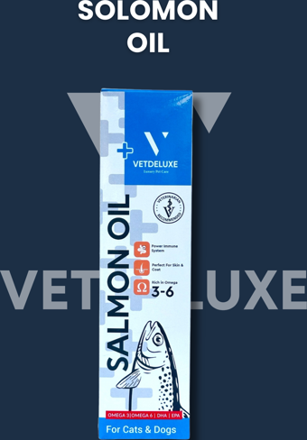 Vetdeluxe Salmon Oil Omega 3-6 İçeren Deri Tüy Sağlığını Destekleyen Somon Yağı 200 Ml