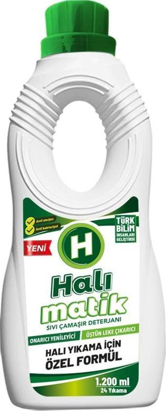 Halımatik Sıvı Halı Kilim Yolluk Ve Çamaşır Deterjanı 1200 ML