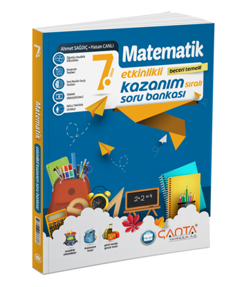 ÇANTA YAYINLARI 7.Sınıf Matematik Etkinlikli Kazanım Sıralı Soru Bankası  - Çanta Yayınları