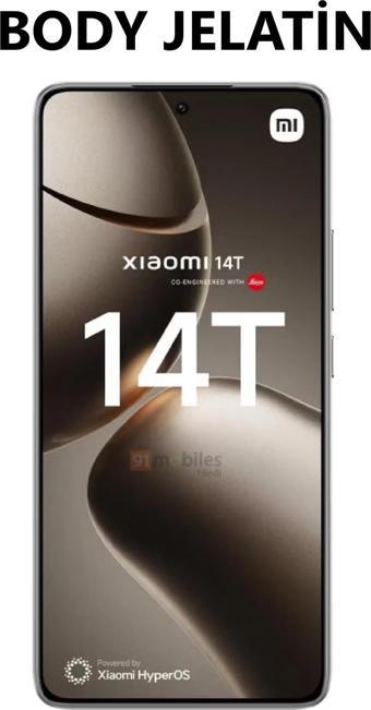 Xiaomi 14T Uyumlu Ön Body Şeffaf Ultra Ekran Koruyucu Nano Jelatin