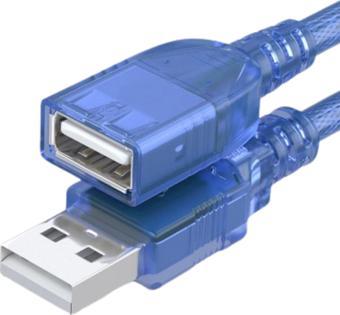 Yüksek Hız 1.5 Mt Metre Usb Uzatma Kablosu Uzatıcı Ara Kablosu Dişi Erkek Gerçek Usb 2.0 TECHNOZİ