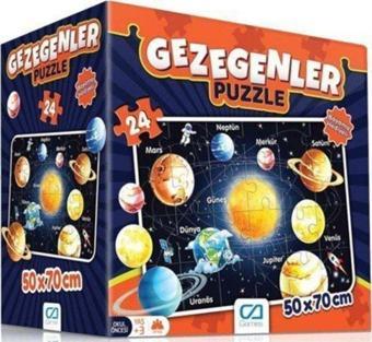 Astral Ca Games Eğitici Puzzle-24 Parça Gezegenler