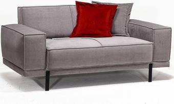 Modalife Loft Ikili Salon&Oturma Odası Kanepe - Silver
