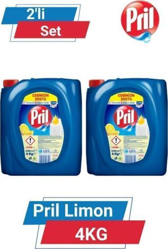 Pril Limon 4 Kg X 2 Adet Sıvı Bulaşık Deterjanı