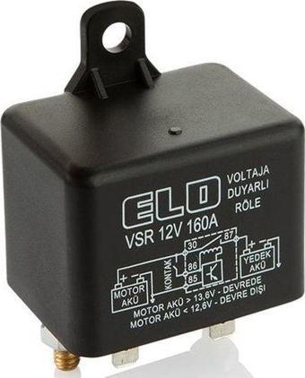 Elo Akü Ayırıcı Gerilime Duyarlı Akıllı VSR Röle 12V 160A (Su Geçirmez)