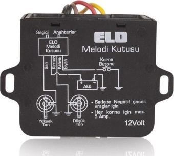 Elo Korna Melodi Kutusu Modülü 12V Yerli Üretim