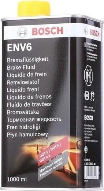 Bosch ENV6 Dot 3, Dot 4, Dot 5.1 Fren Hidroliği 1lt (Class 6)