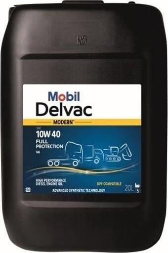 Mobil Delvac Modern HD Full Protection V4 10w40 Motor Yağı 20lt