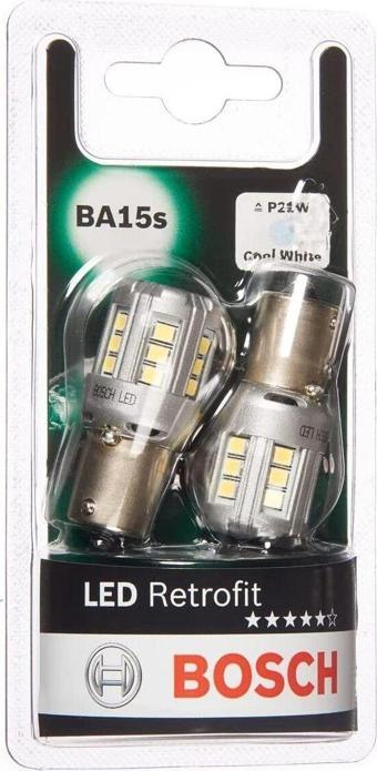 Bosch Led Retrofit P21W 93 Sinyal Stop Led Ampul 12V 6000K (BA15s)