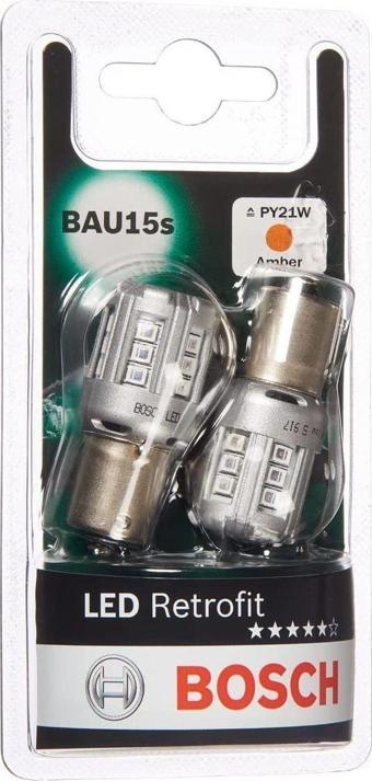 Bosch Led Retrofit PY21W 93 Sinyal Turuncu Led Ampul 12V (BAU15s)