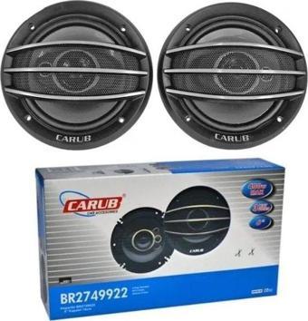 Carub 6'' - 16cm Oto Araç Hoparlörü Kapaklı 12V 400Watt (2 Adet)