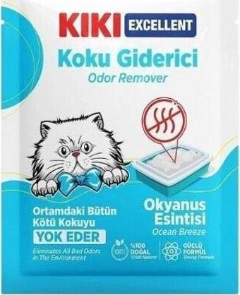 Kiki Excellent Okyanus Esintisi Kokulu Kedi Kumu Koku Giderici 25 Gr