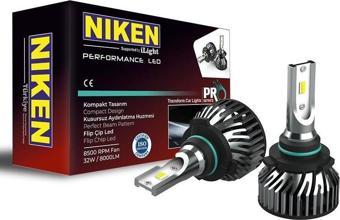 Niken Pro Seri Slim Led Xenon Far Ampulü HIR2 9012 12V 6000K 8000LM