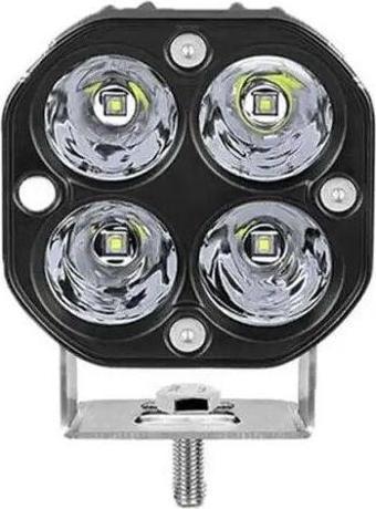 3'' Beyaz Led Spot Uzun Kısa Off Road, Motosiklet Sis Farı Çalışma Lambası 12-24V 40W