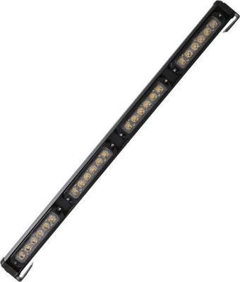 Wolfram Sarı Çakarlı Led Bar Tepe Off Road Çalışma Lambası 24 Led 10-30V 24W 61cm