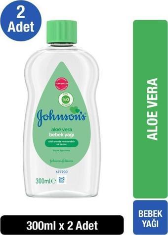 Johnson's Aloe Vera Yağ 300 ml x2