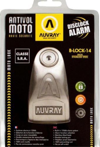 Motoanl Motosiklet B-Lock 14 Çelik Alarmlı Disk Kilidi 14 Mm Sra Sertifikalı 120Db Motor Disk Kilit