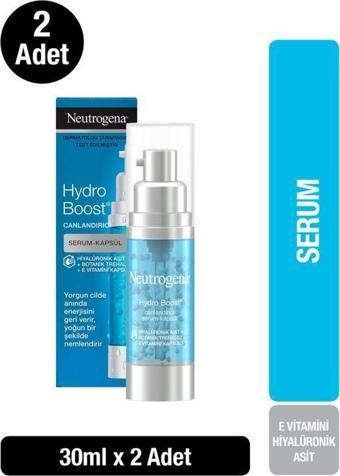 Neutrogena Hydro Boost Canlandırıcı Serum-Kapsül 30 ml x2