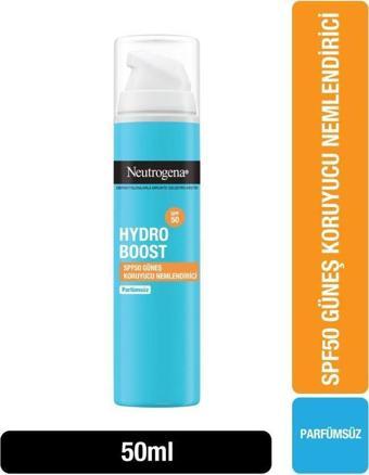 Neutrogena Hydro Boost SPF50 Güneş Koruyucu Nemlendirici