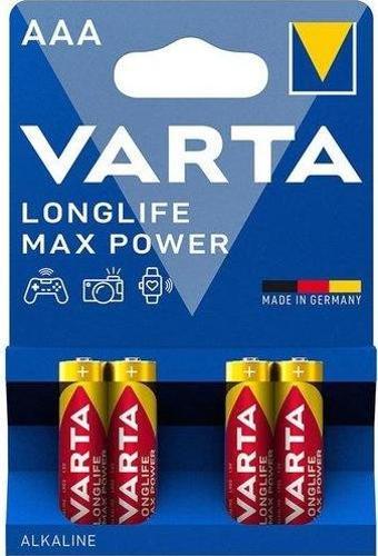 Varta Longlife Max Power 4lü İnce Pil AAA