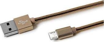 Celly Metal Altın Micro USB Kablo