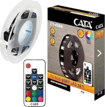 Cata 3 Metre TV Arkası Rgb Led Seti Usb'li CT-4566