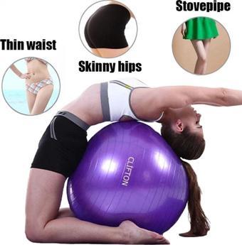 Clifton 65 Cm Fitilli Pilates Topu Ve Pompa